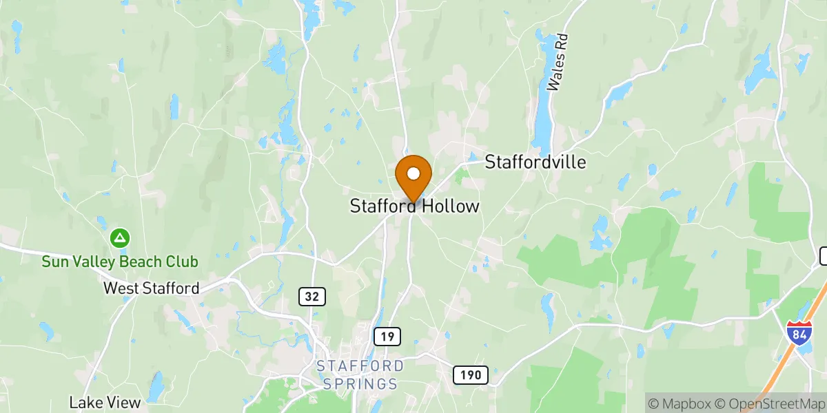 neighborhood map in Stafford, CT